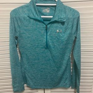 Teal Under Armour quarter zip